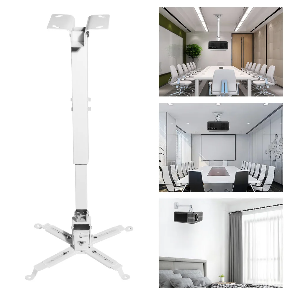 

65cm 100cm 120cm Universal PG610W TD98Pro Projector Bracket Projector Stand Ceiling Mount Wall Holder Hanging Bracket Stand