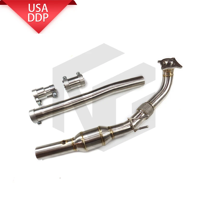 

ING for Audi TT TTS 8J downpipe without insulation converter stainless steel direct installation high-performance exhaust