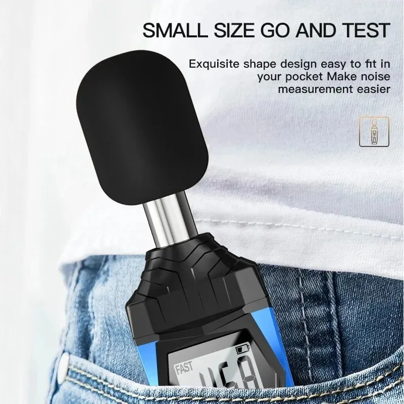 

Best SellerNoise Decibel Meter 30-130Decibel Monitoring Portable Sound Pressure Meter Decibel Meter Tester Professional Digital