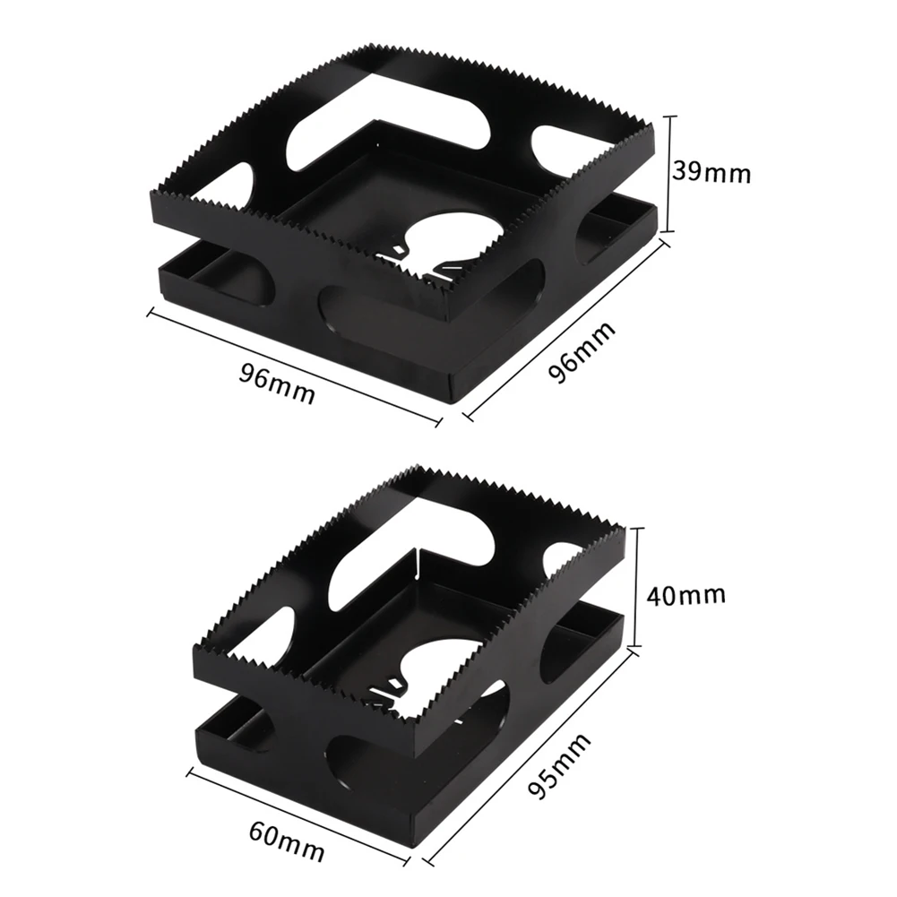 Coupeur de fente en métal pour carrés et rectangulaires, degré d'usure, facile à utiliser, perforateur pour les projets de bricolage