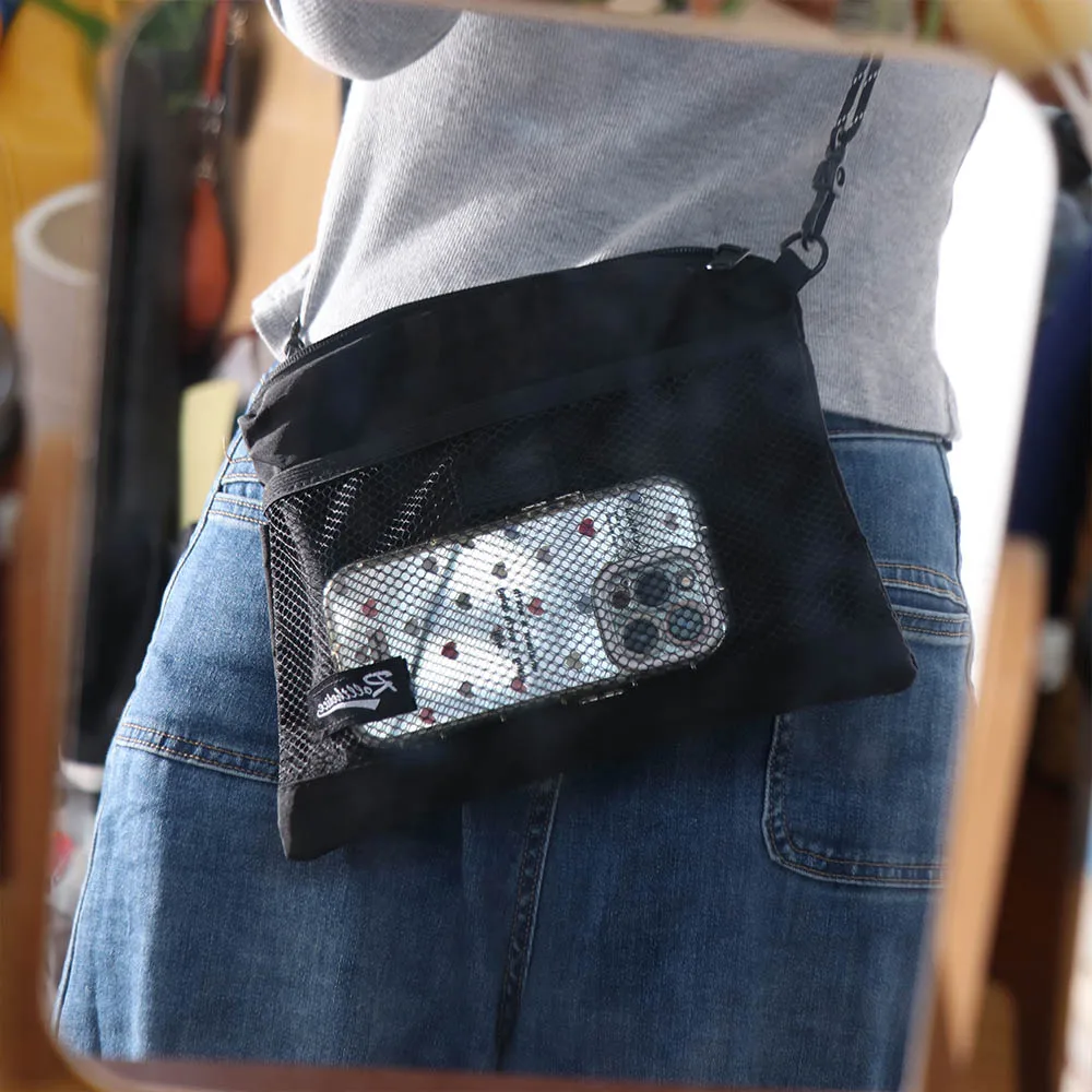 

Retro Large Capacity Phone Bag Korean Letter Crossbody Bag Adjustable Purse Wallet Small Square Bag Unisex