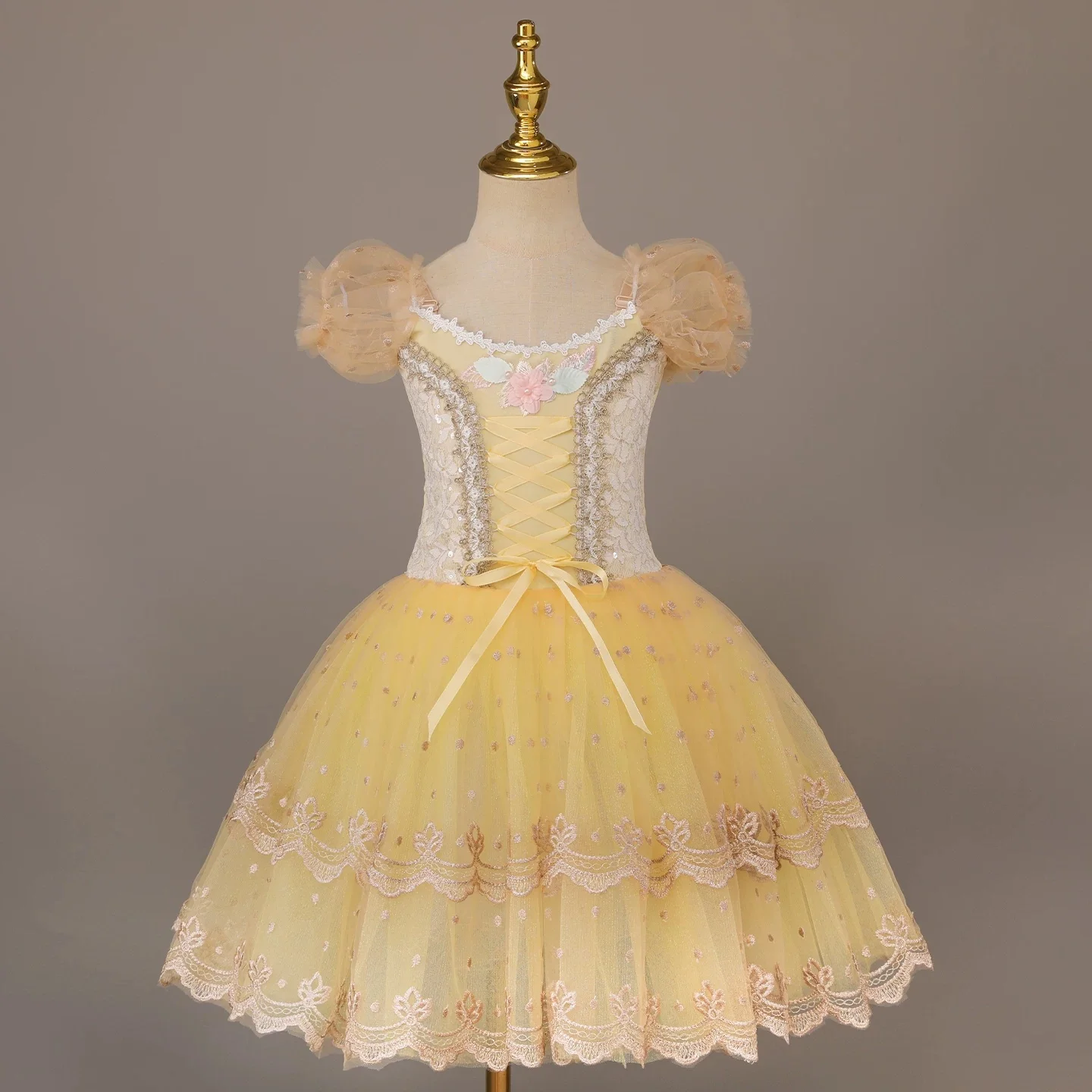 Girls Women Romantic Ballet Tutu Dress Outfit Artistic Gymnastics Classical Skirt Dance Costume Cupid Ballerina Dress