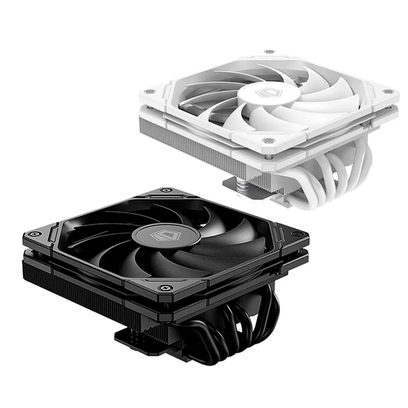 ID-COOLING IS-67-XT 67 مللي متر ارتفاع 6 أنابيب الحرارة مشعاع الضغط السفلي 12 فولت 4PIN PWM 120 مللي متر مروحة إنتل LGA1700/1200/115X AMD AM4/AM5