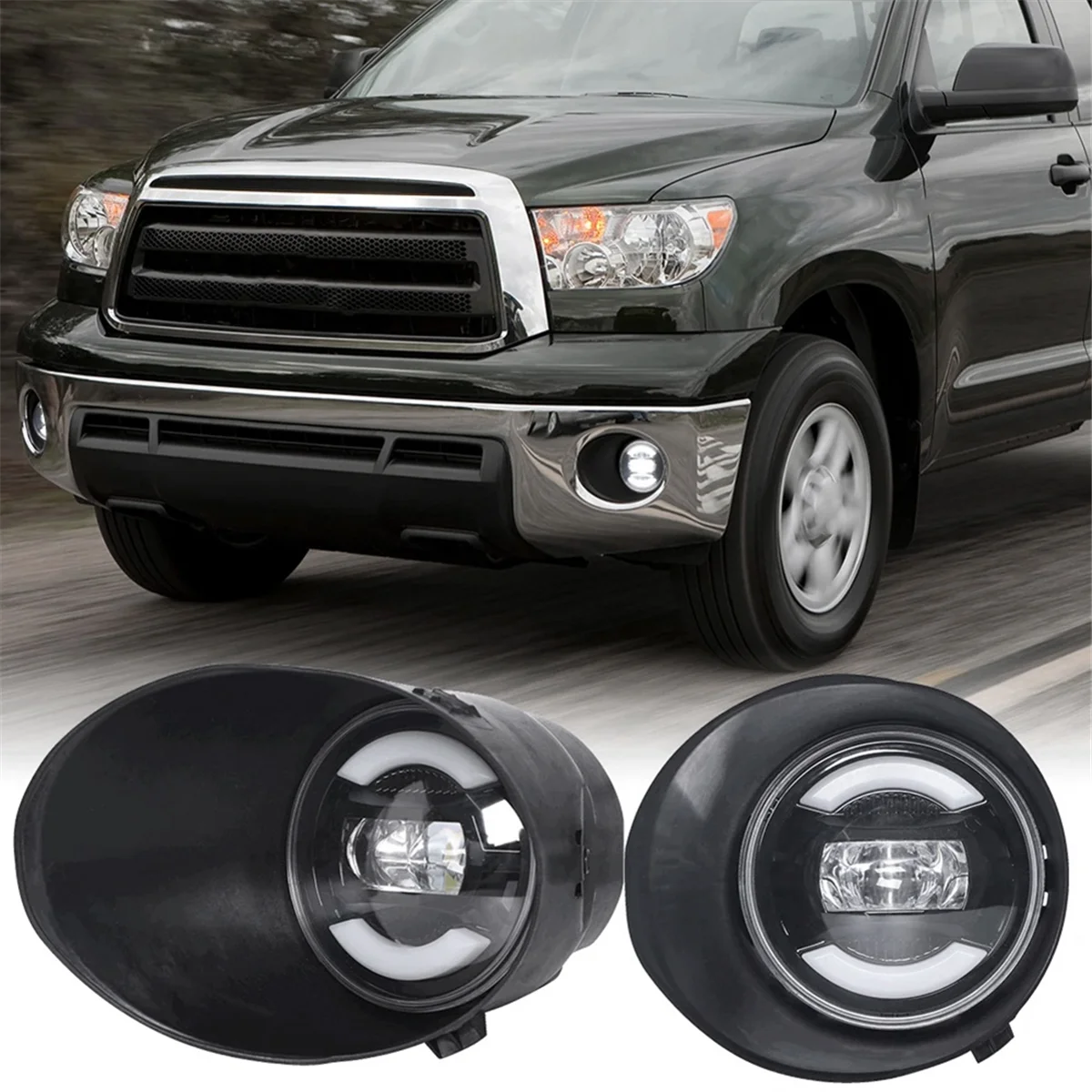 

NEW_45w Светодиодные противотуманные фары с отверстием для Toyota Tundra 07-13 Sequoia 08-11