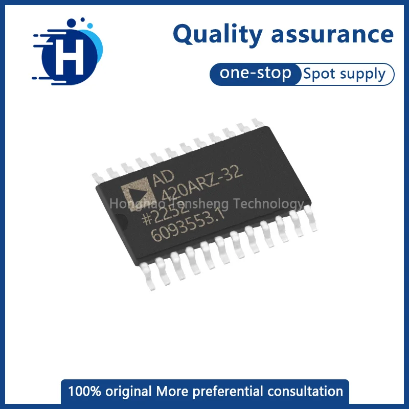 

The new SOP24 digital-to-analog converter chip is packaged in the original AD420ARZ-32-REEL AD420ARZ