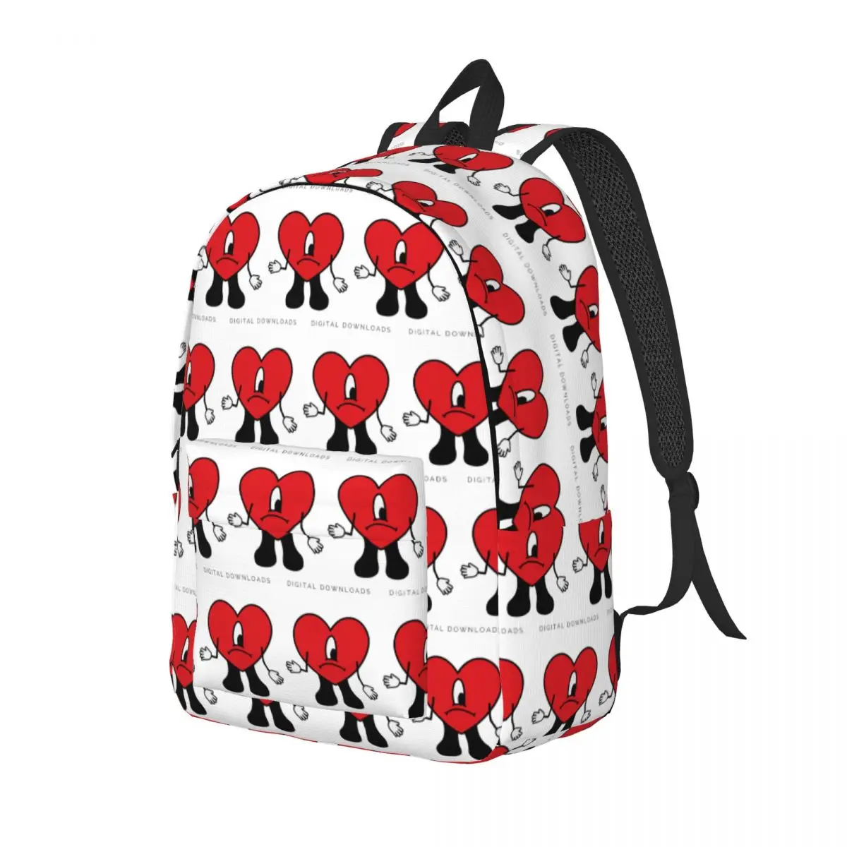 Bad Bunny Rapper Reggaeton Artist Backpack Daypack Large Capacity Kids BookBag School Bag Shoulder Bags for Men Women