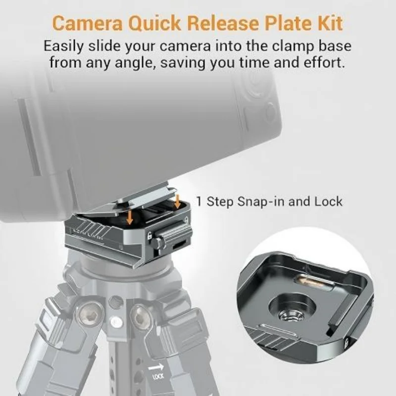 Basic Set Universal Arca Quick Release Plate Clamp Kit 1/4
