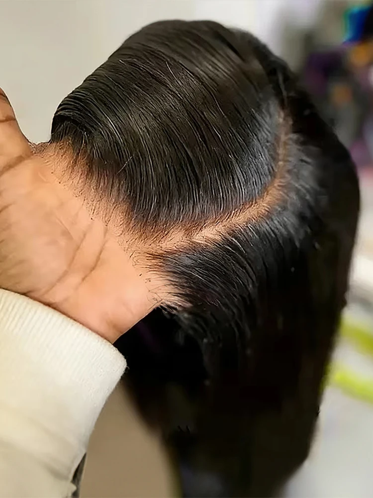 

Wear and Go Glueless Wigs Human Hair Pre Plucked Pre Cut 250% Density 7x5 Ready to Wear Straight HD Lace Wig 13x6 Human Hair