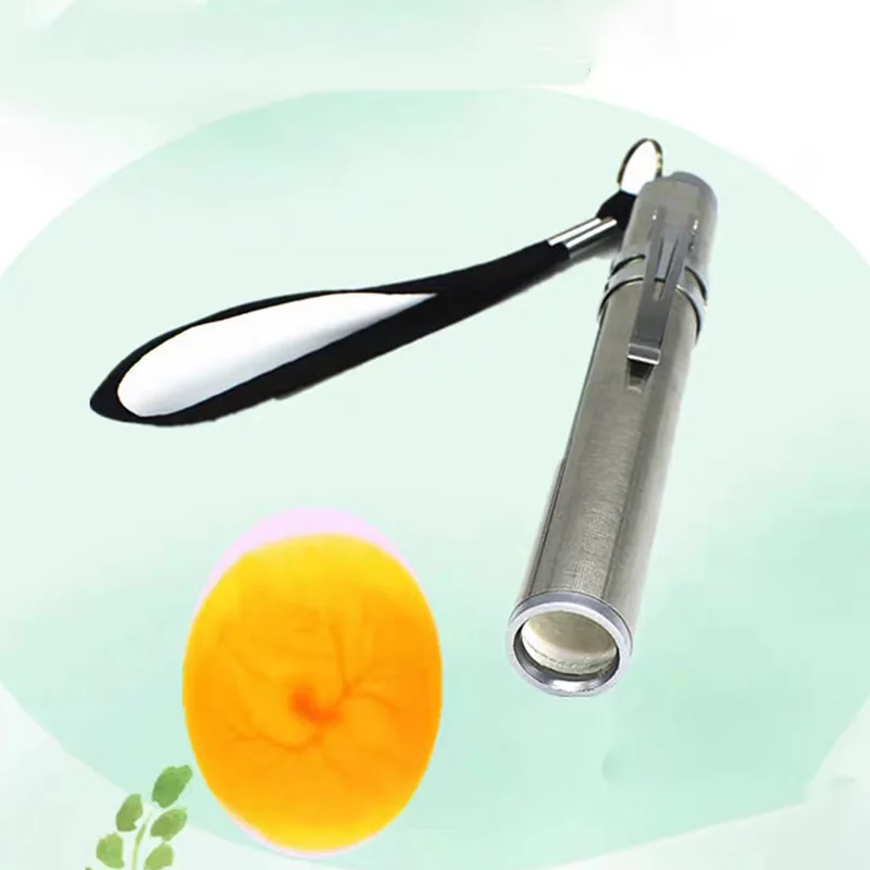 aluminium Incubator Eggtester Ei Kaarsen koud wit mini Lamp LED Super Koude Apparatuur Incubatie Tool