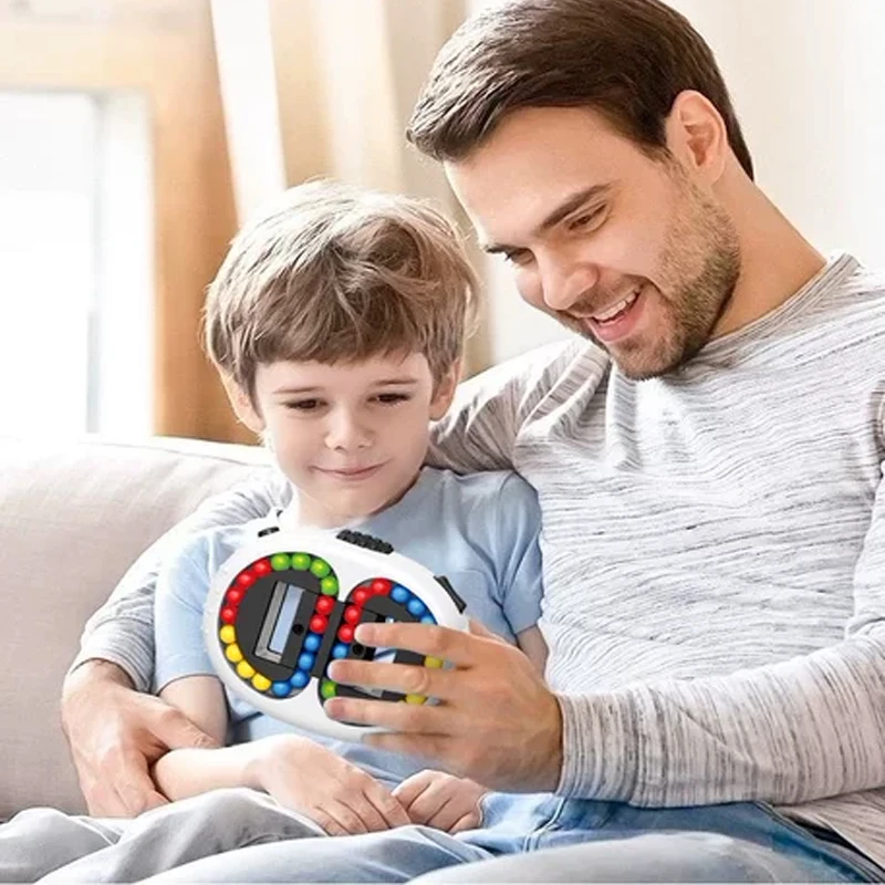 Bunte Bohnen Fidget Spinner Multifunktions-Finger-Spinnspielzeug Stressabbau-Dekompressionswerkzeug für Kinder und Erwachsene