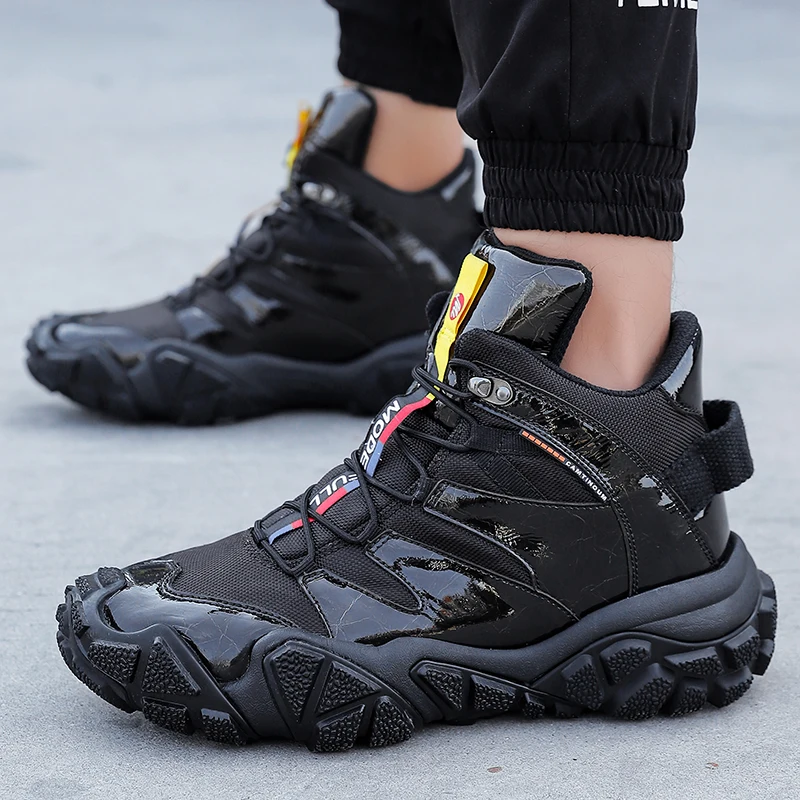 Botas senderismo cuero impermeable MODE FULL – Outdoor trekking hombre - imagen 5