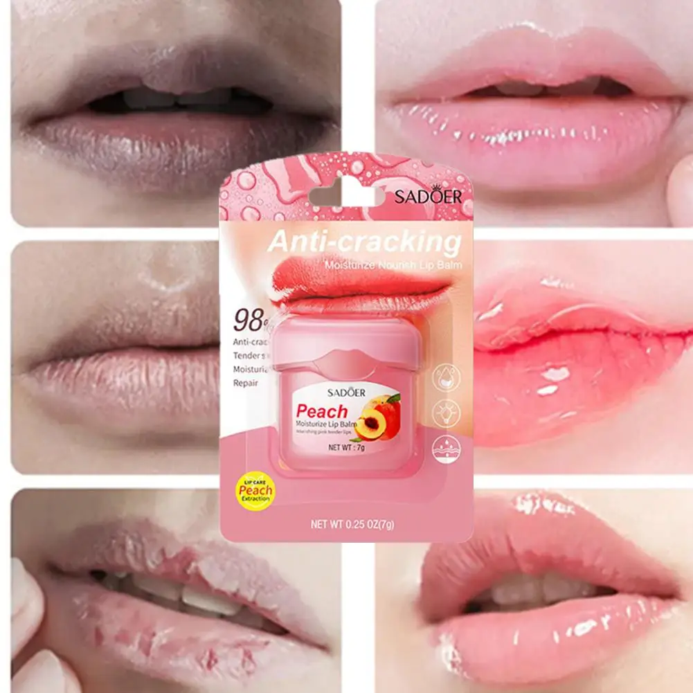 

7g Lip Balm Moisturizing Lipstick Base Moisturizer Makeup Natural Plant Anti-Cracking Lip Care Petroleum Jelly Lip Balm