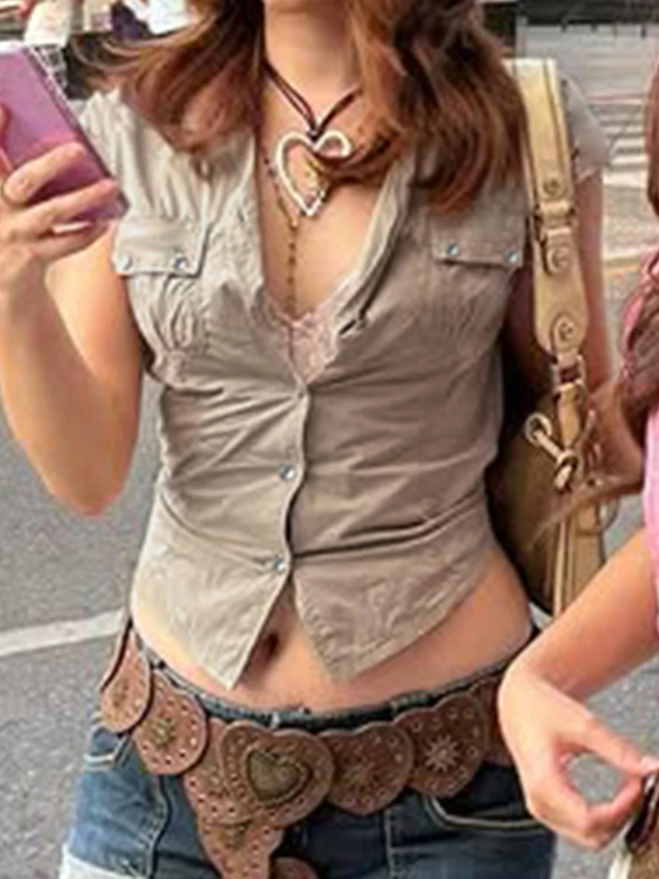 Simple Causal Solid Slim Fit Women Skirts Button Hottie Chic Fashion Trendy Summer Blouses