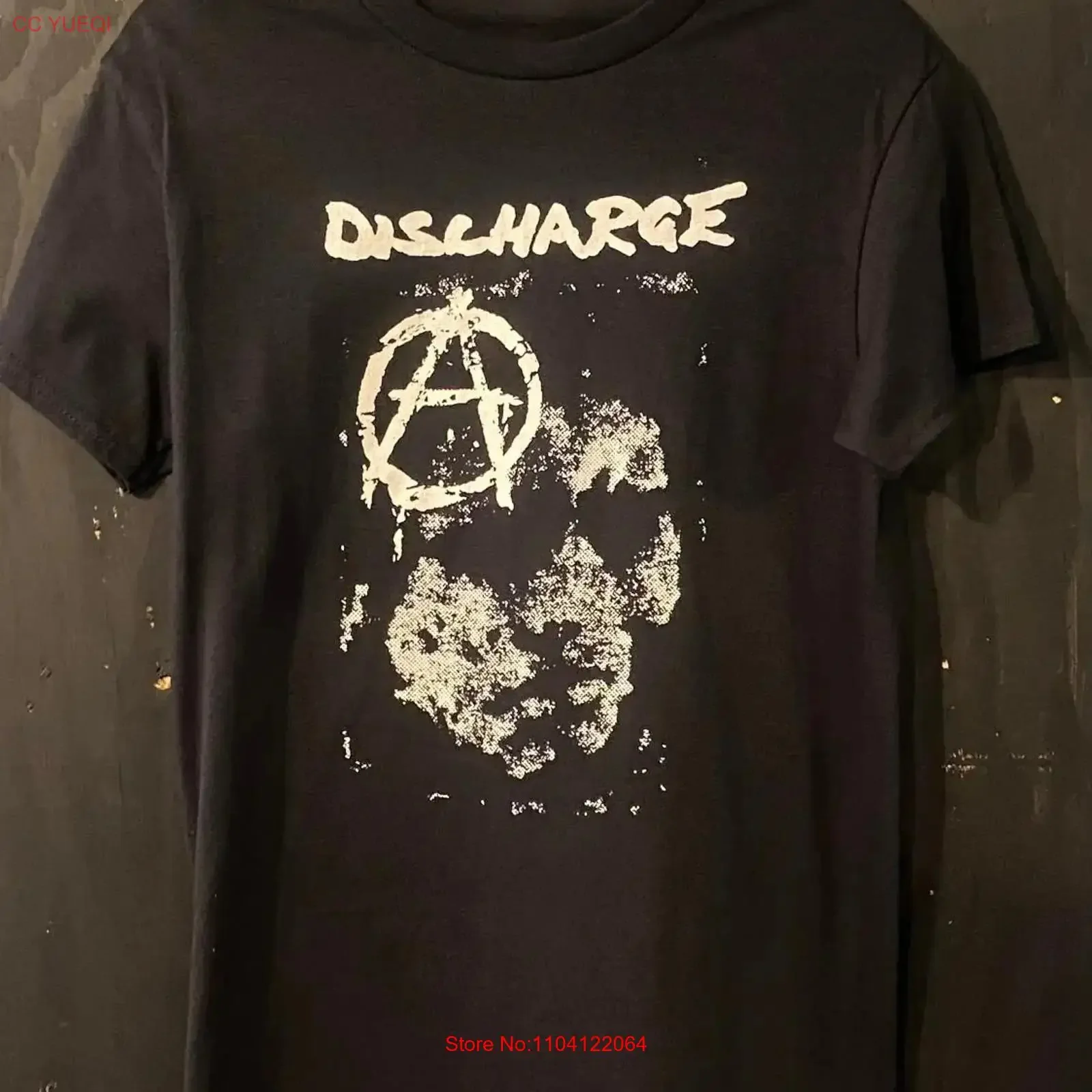 Discharge Band Apocalypse Now T Shirt Black S 5XL 1J0402 vintage Washed streetwear Casual graphic Soft Versatile Comfortable