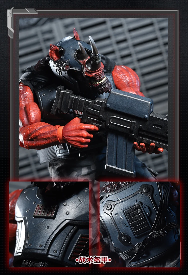 【Only Clothes】Xesray Limited Red Rhino Memorytoys Red Orc Frontline Brothers Accessories Set with Gun Model
