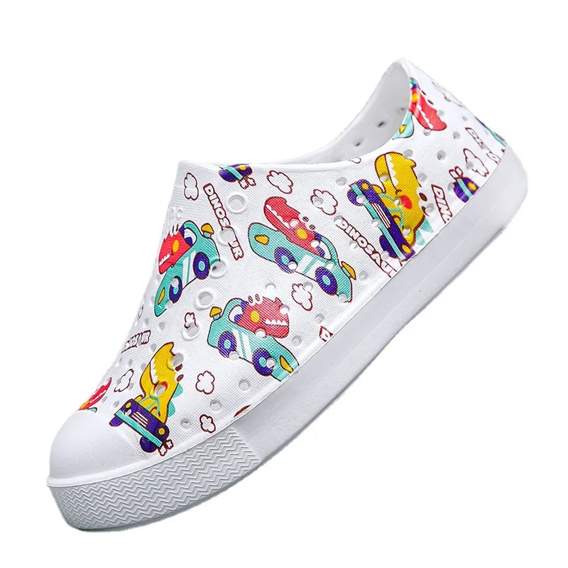 

Children's Perforated Toe Beach Sandals Summer Soft-soled Play Wading Rain Boots Breathable Boys Girls Kids