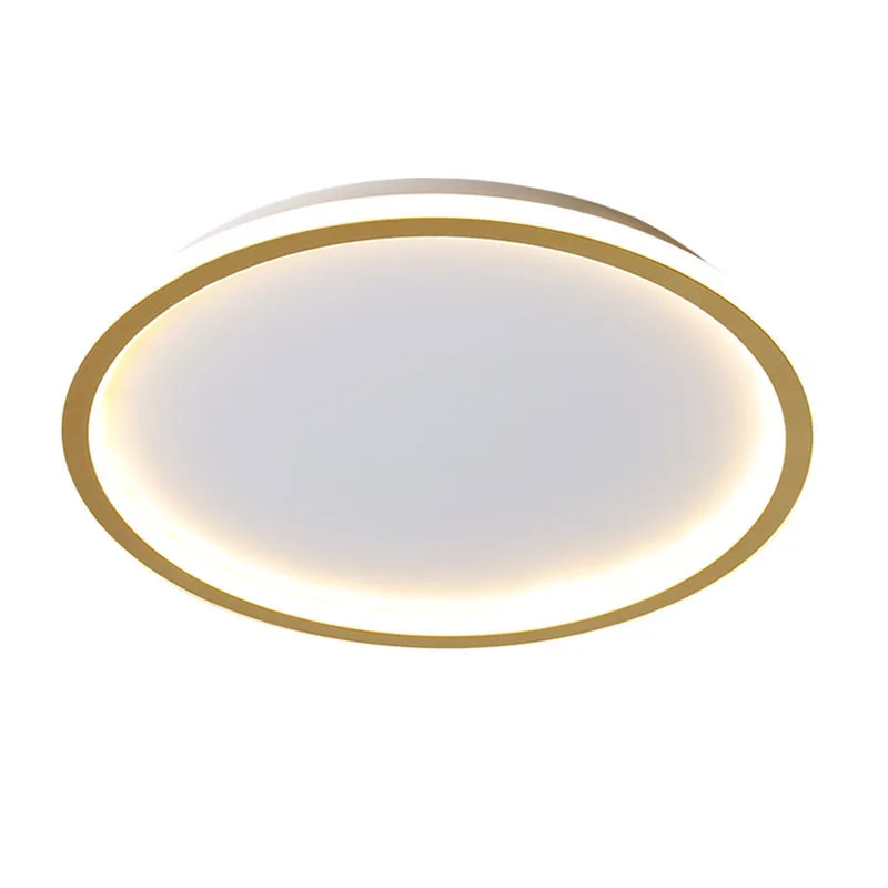 

Living room ceiling light led thin round bedroom main light, modern simple balcony warm children's room ceiling