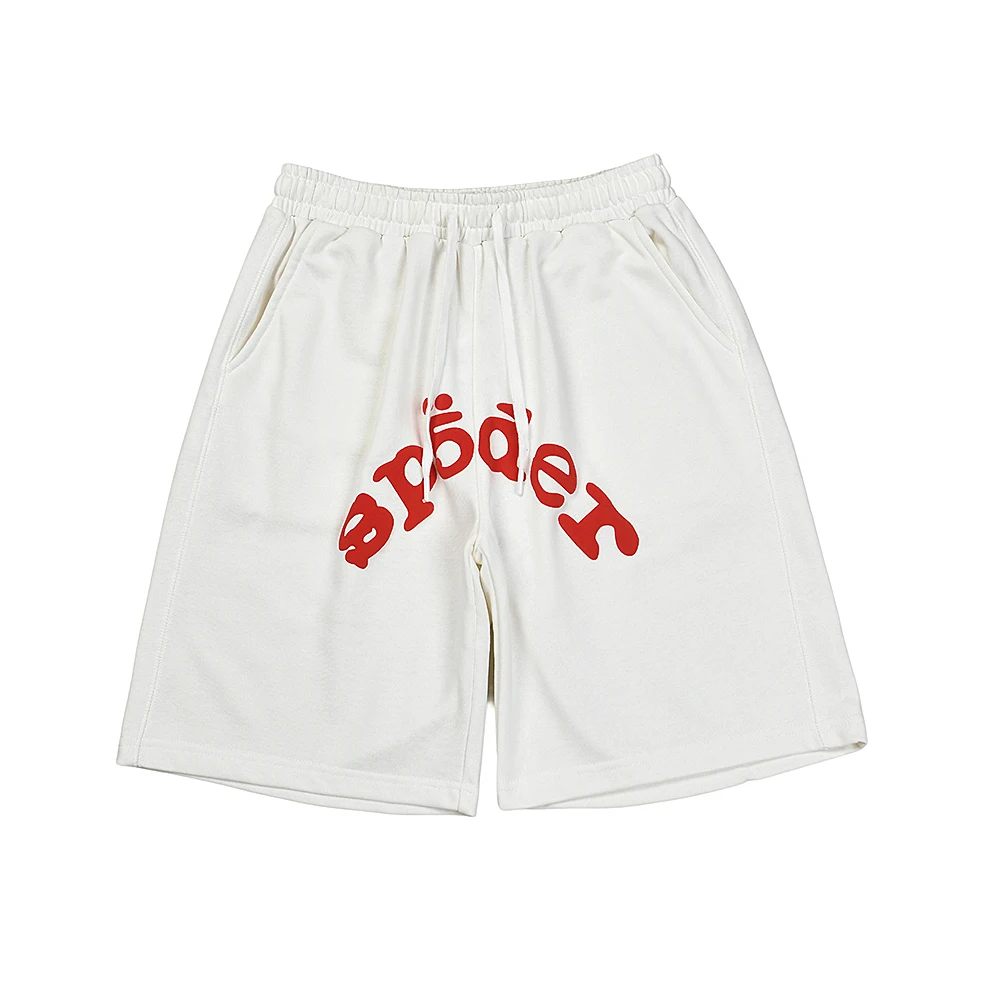 

Мужские повседневные хлопковые брюки со вспененным буквенным принтом High Street Sle, свободные летние брюки для отдыха, прямые брюки со средней талией