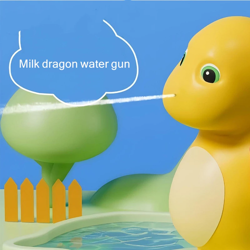 Small Milk Dragon Water Gun Children\'s Toy Spray Water Small Milk Dragon Summer Mini Water Beach Outdoor Toy Summer Water Play