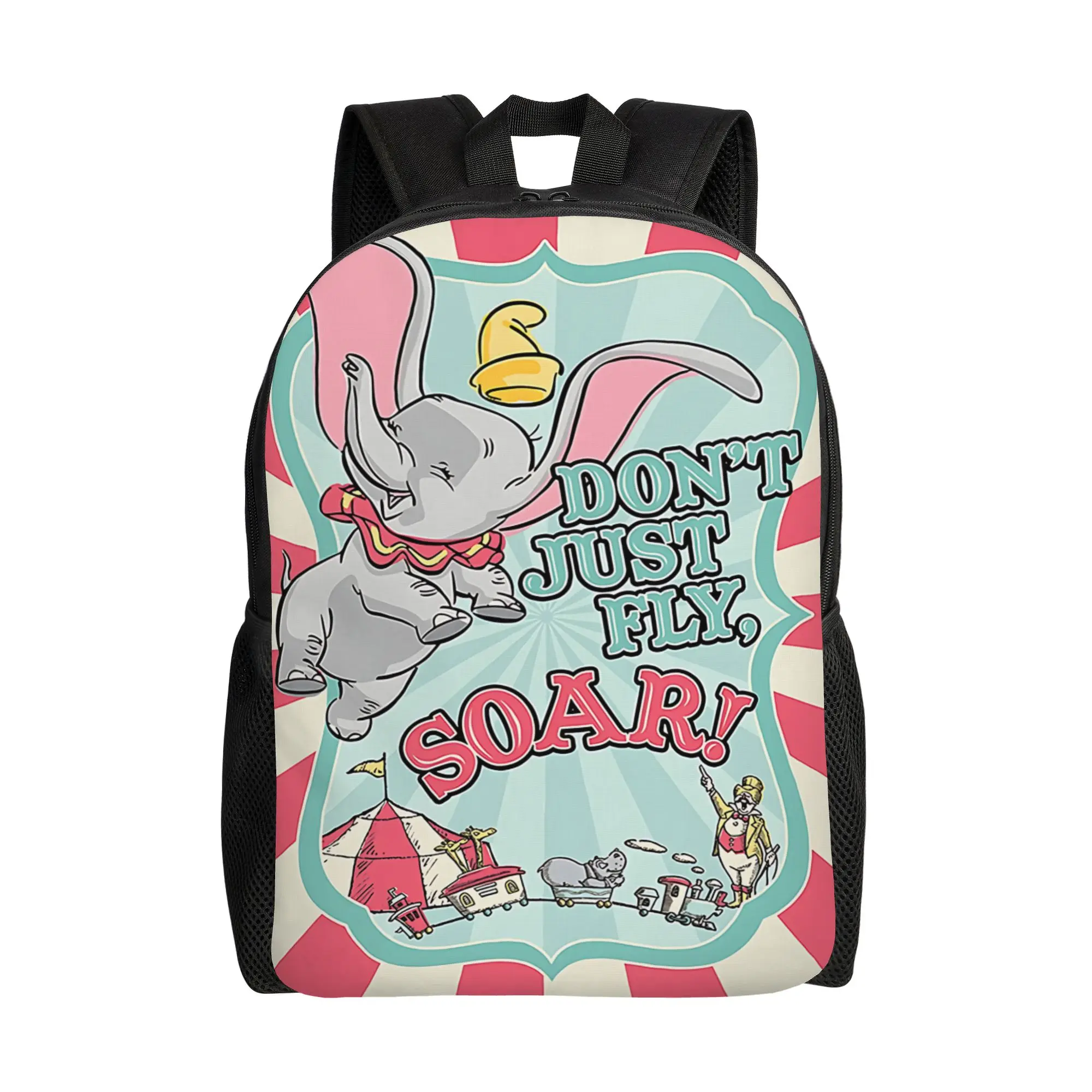 

Рюкзак для первого дня в школе с изображением Диснея, новый прочный рюкзак на плечо с изображением Дамбо, 1 шт.