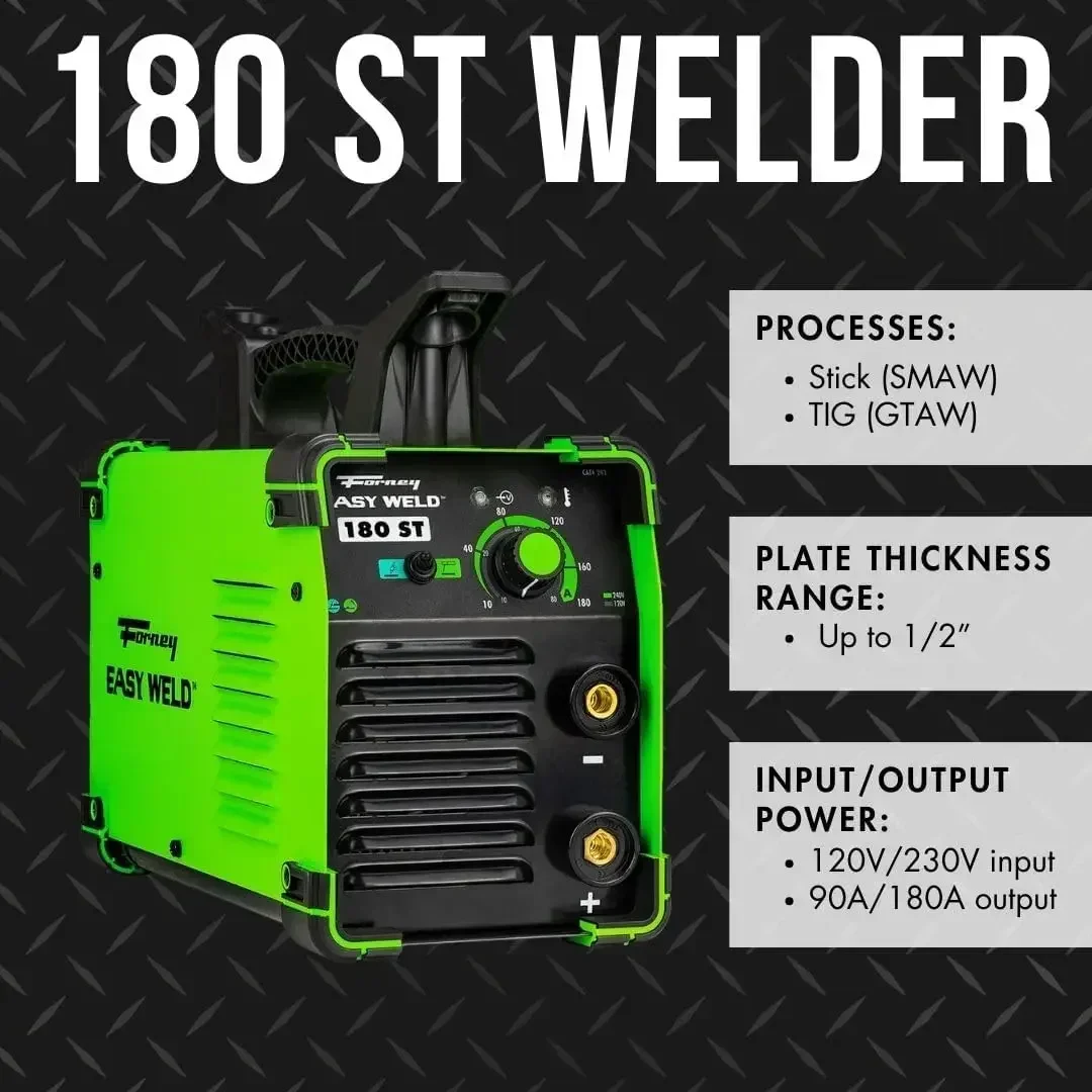 291 Easy Weld 180 ST 120V/230 V Welder DUAL VOLTAGE-120/230 input power and adapter