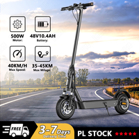 Electric Scooter 500W Motor 48V10.4Ah Battery with Turn Signal Electric Scooters Adults 10\