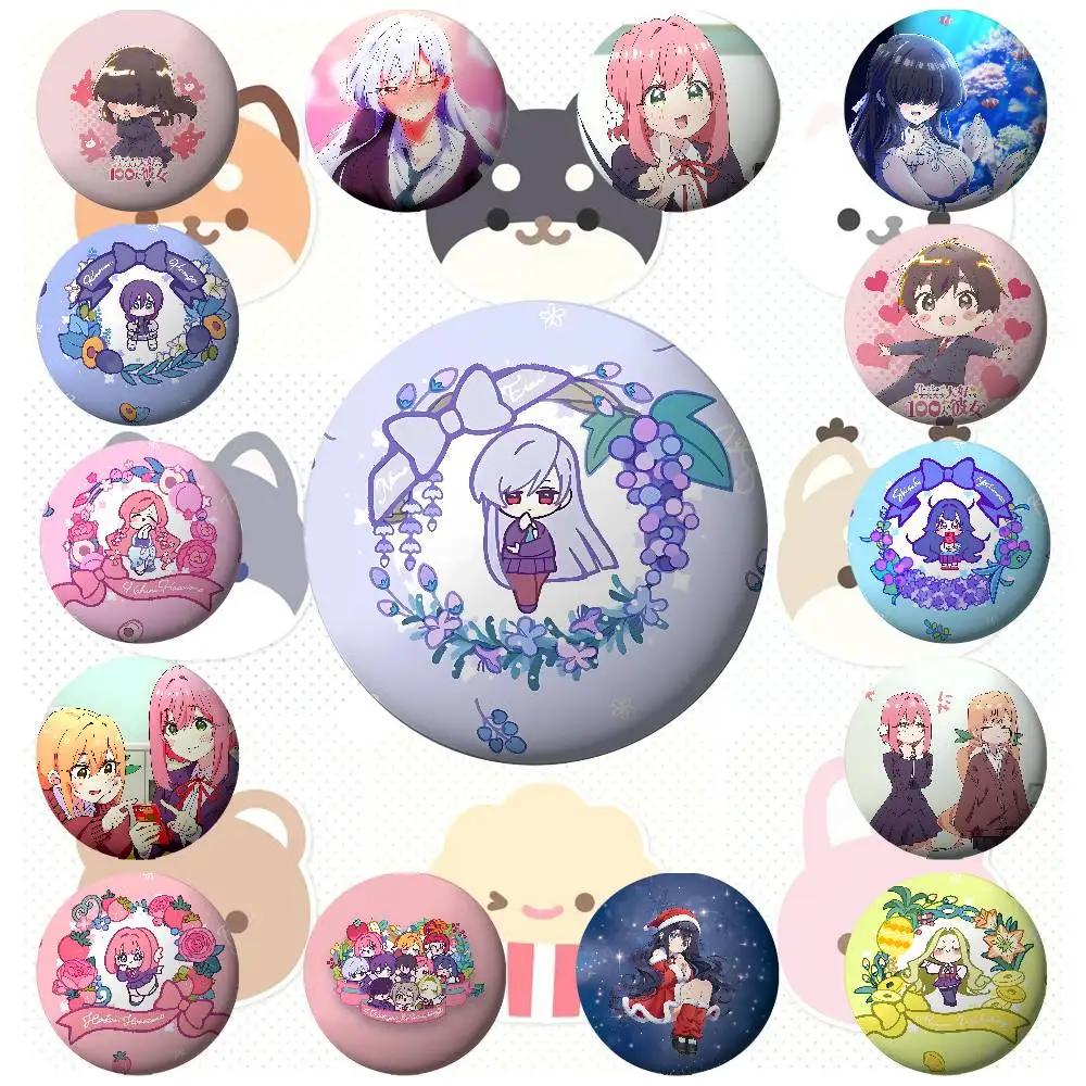 

The 100 Girlfriends Who Really Ove You Brooches Stylish Ornament Pins Exquisite Round Badge Bag Accessories Jewelry Gifts