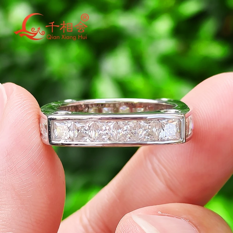 

[Light Luxury & Shining] 925 Silver Moissanite men Ring, Niche - Designed High - End Piece, Exquisite & Versatile Jewelry