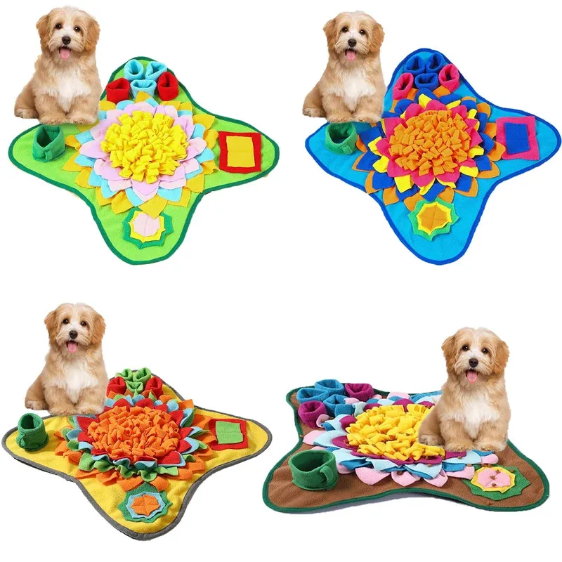 

Good Quality Pets Snuffle Mat for Dogs, Interactive Feed Puzzle for Boredom Comfort and Softness Pet Blanket