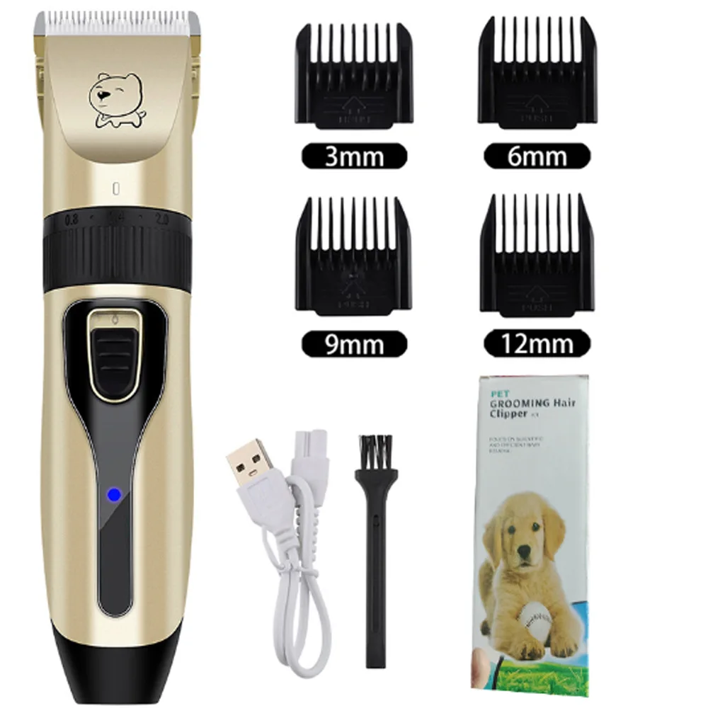 HIENA комплект машинки для стрижки волос для домашних животных с зарядкой через USB, электрический триммер для волос для собак, кошек, кроликов, портативная машина для стрижки волос для ухода за домашними животными, новинка