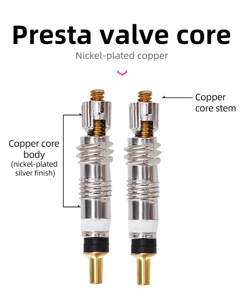 CXWXC 1 Paar Fahrrad Presta Ventil 45/65/85mm Aluminium Legierung Ventil Für Tubeless Straße/MTB/Gravel Fahrrad Felge Ventil Zubehör – Detail 9