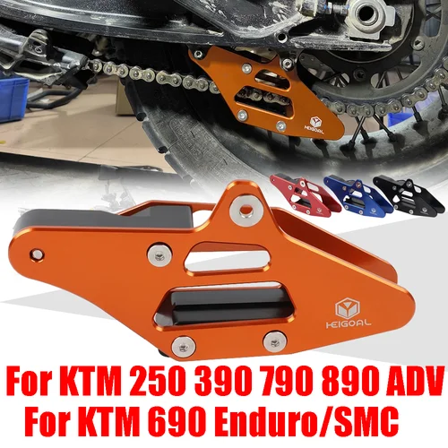 Para KTM 250 390 ADV 790 890 Adventure 790ADV 2019 - 2024 690 Enduro SMC accesorios de motocicleta Protector de guía de cadena