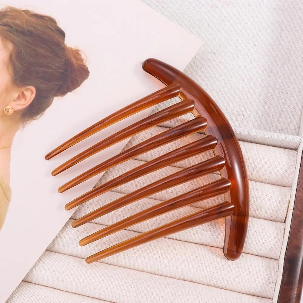 Bouffant Volume Ponytail Hair Comb 7 Teeth Hairpins Inserts Hair Clip DIY Multi-functional Girls Hair Fork Women