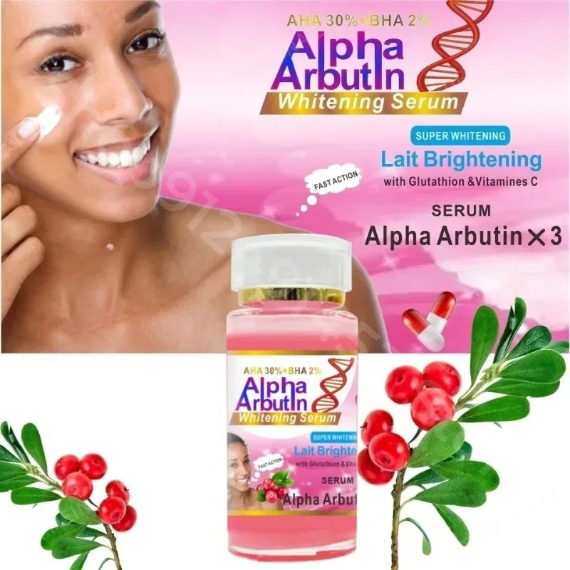 Alpha Arbutin Serum Remove Spots Keeps Smooth Soft Hydrating Even Face Whitening Cream for Dark Skin Care Facial Beauty Women