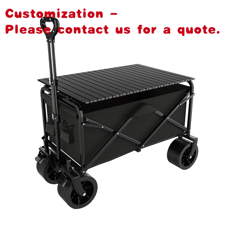 custom.High Quality Stainless Steel Portable Foldable Stall Large Capacity Shopping Cart Enclosed Outdoor Camp Trailer OEM Custo