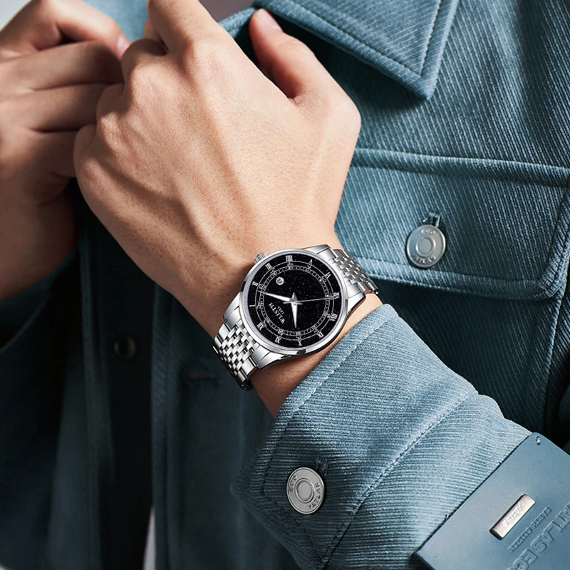 Luxury Man Watch Quartz Business Wristwatch Stainless Steel Mechanical Male Fashion Watches Business Watches Gift reloj hombre