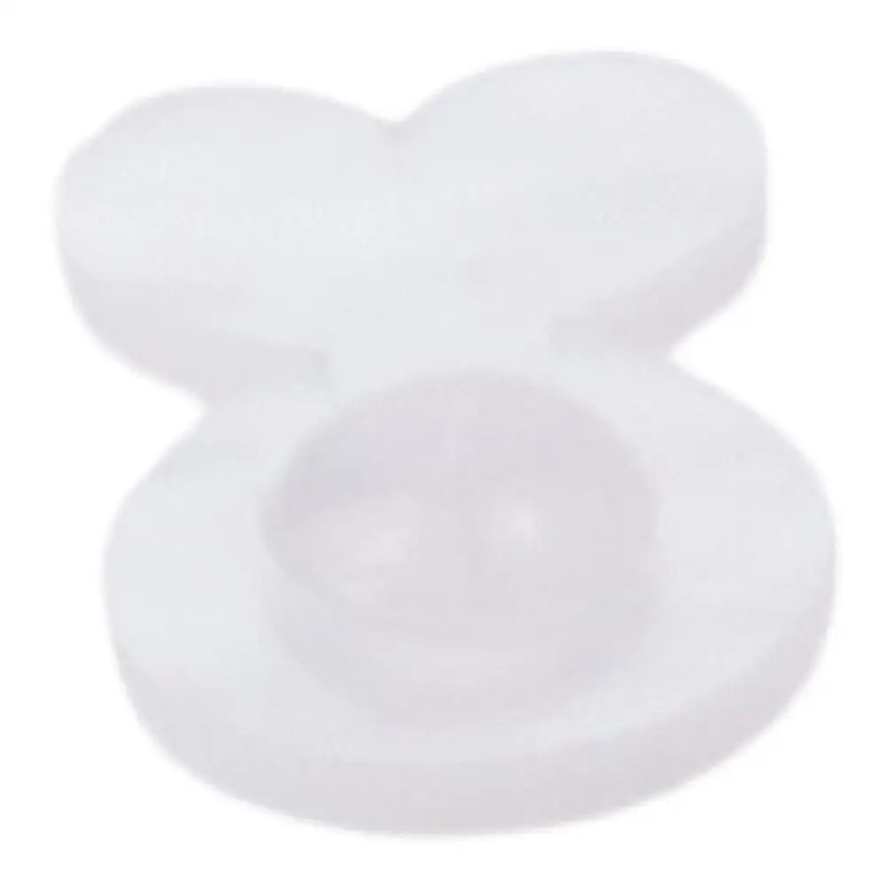 ظهر رافع للأقراط من المطاط الأبيض ، دعامة أقراط أكريليك ، دعامة للأقراط الثقيلة