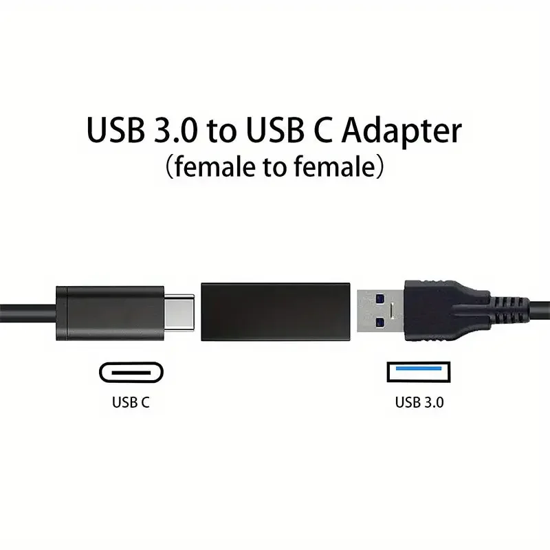 15Pcs USB3.0 OTG Type C Adapter Universal Male to Female USB-A Converter for MacBook Huawei Samsung Xiaomi  USB-C to USB Adapter