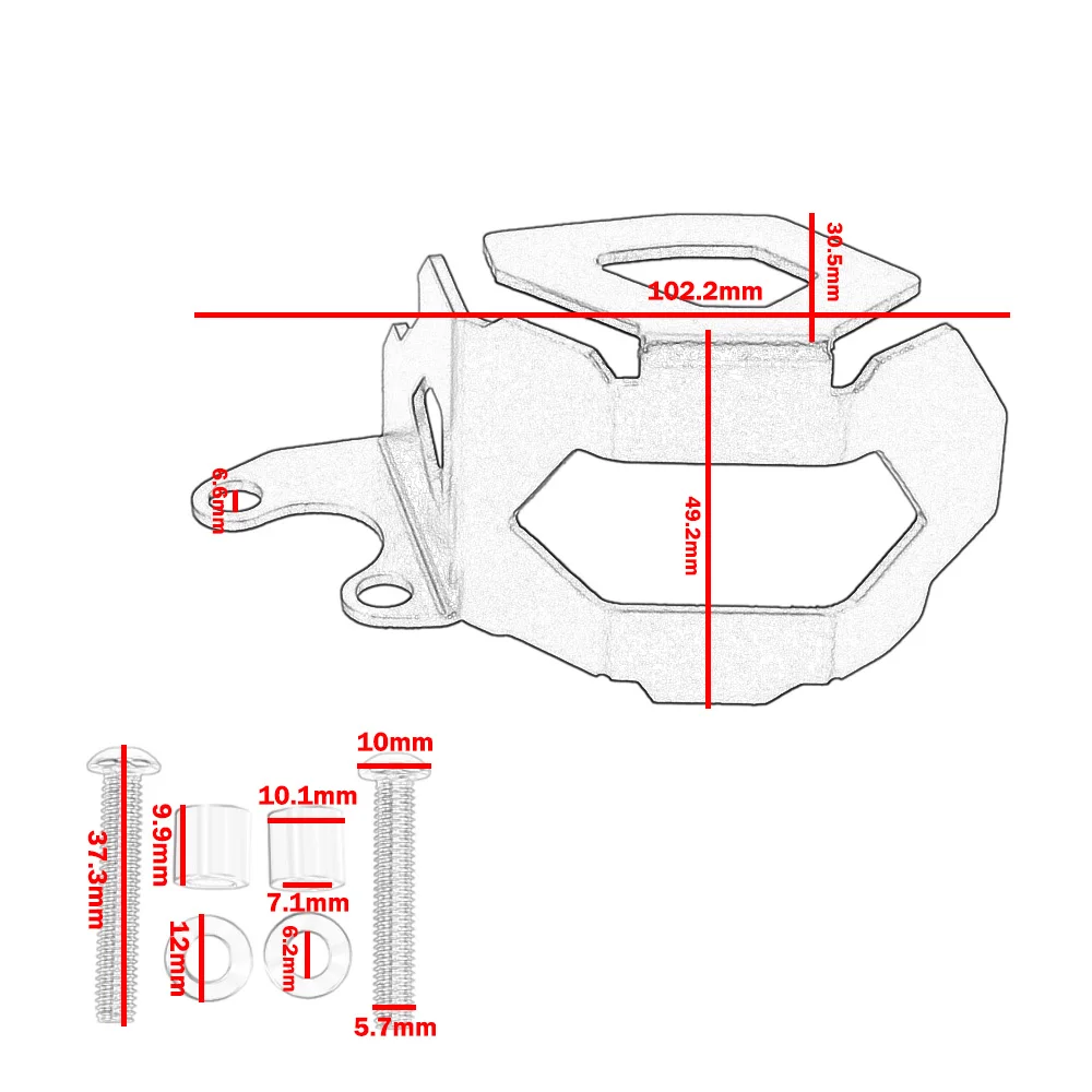 Motorcycle F 800GS F700 GS Front Brake Fluid Cylinder Reservoir Guard Oil Cap Cover Protect FOR BMW F800GS F700GS 2013 - 2018