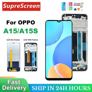 Bilashmart LCD Oppo A15 A15S CPH2185 CPH2179 LCD Display Touch Panel Sensor Digitizer Assembly A15 A15S Screen Replacement