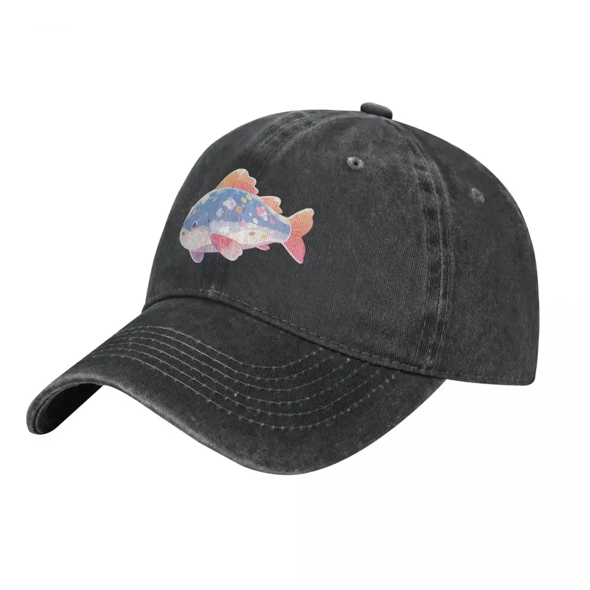 

Kawaii Koi Goldfish Blue Baseball Caps Cowboy Hat Hats Peaked Cap For Women Shade The Sun Snapback Caps Family