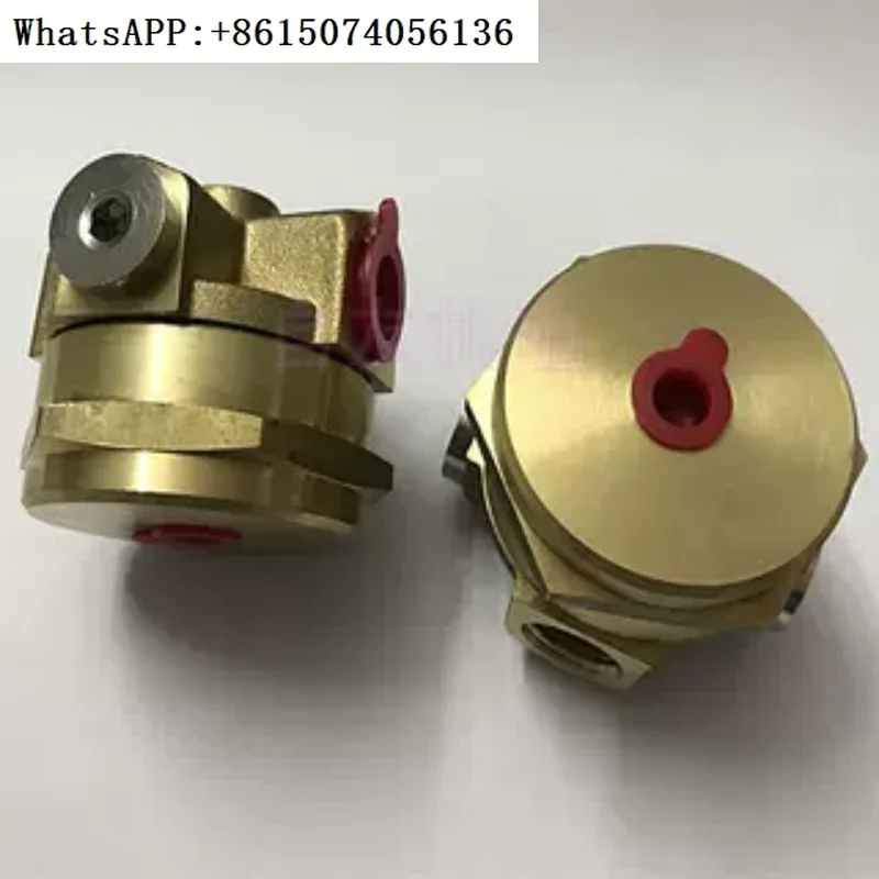 

Fusheng mobile screw air compressor shutdown vent valve, Herbige G1/4 all copper vent valve