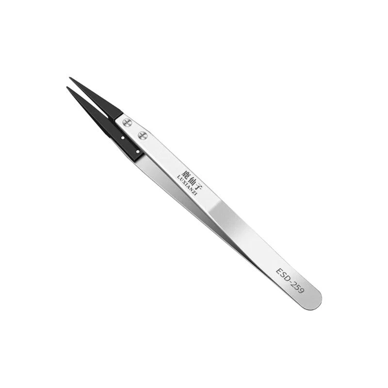 H58C Anti-Static Stainless Steel Tweezer Maintenance Repair Tool Model Making Tool