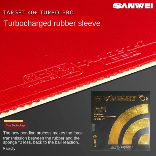 Imagen 2 del producto SANWEI-esponja Turbo Mousse estándar nacional, adhesivo profesional para tenis de mesa, tres Estados