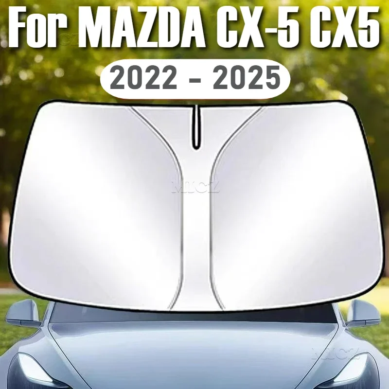 

Автомобильный Стайлинг для MAZDA CX-5 CX5 2022 2023 2024 2025 автомобильные аксессуары, солнцезащитный козырек на лобовое стекло, защита от ультрафиолета, автозапчасти