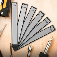 AT05-Plates Kit For XARILK Type Sharpeners Diamond Knife Sharpening Stones 6 PCS Set 180# 400# 800# 1500# 2000# 3000#