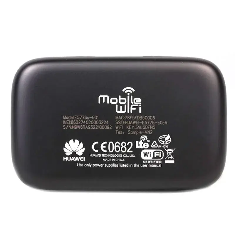 Original Unlocked Huawei E5776s-601 Wifi Repeater Mifi 150Mbps 4G LTE Router Network Signal Repeater With Sim Card Slot