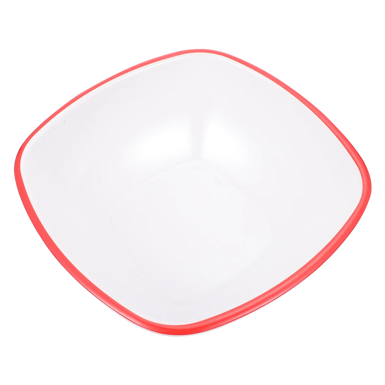 

1pc Retro Food Serving Bowl Tableware Creative Storage Bowl For Fruit Salad Dessert Restaurant Kitchen Use Melamine Dish