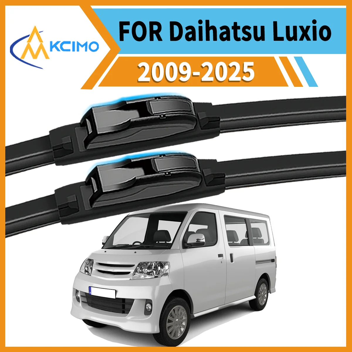 

Smooth Quiet Effective 2-Pack Wiper Blades For Daihatsu Luxio S400 2009-2025 All-Season Use Enhanced Visibility & Driving Safety