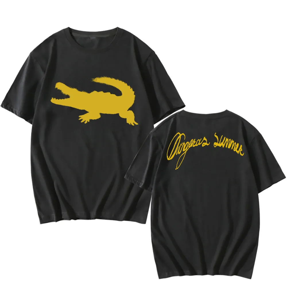 خطر الصيف تحذير المحملة نعم المغني موضة تي شيرت مطبوع كم قصير س الرقبة الذكور بلايز القطن لينة الرجال النساء تي شيرت